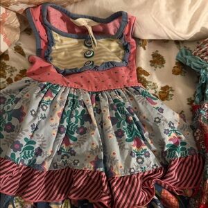Matilda Jane Pink and Blue Floral bundle Dress